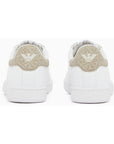 EMPORIO ARMANI SNEAKER CLASSIC CC MFA WHITE ROASTE