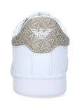EMPORIO ARMANI SNEAKER CLASSIC CC MFA WHITE ROASTE