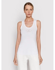 EMPORIO ARMANI WOMAN KNITTED LOUNGEWEAR TANK BLANC