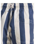 GANT BLOCK STRIPE SWIM SHORTS DUSTY NAVY