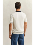 GANT COTTON MODAL POLO CREAM