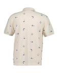 GANT EMBROIDERED SS POLO CREAMED WHITE