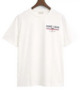 GANT GRAPHIC SS T-SHIRT EGGSHELL - textil
