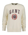 GANT GRAPHIC SWEAT C-NECK CREAM - textil