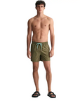 GANT LIGHTWEIGHT SWIM SHORTS APPLE GREEN - textil