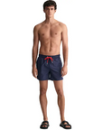 GANT LIGHTWEIGHT SWIM SHORTS DUSTY NAVY
