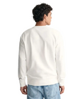 GANT PRINTED GRAPHIC C-NECK SWEAT BLANCO