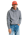 GANT PRINTED GRAPHIC HALF ZIP GREY MELANGE - textil