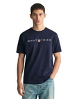 GANT PRINTED GRAPHIC SS T-SHIRT AZUL MARINO