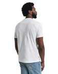 GANT PRINTED GRAPHIC SS T-SHIRT EGGSHELL