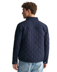 GANT QUILTED WINDCHEATER AZUL MARINO