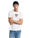GANT REG ARCHIVE SHIELD SS T-SHIRT WHITE