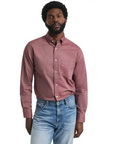 GANT REG CLASSIC OXFORD SHIRT PLUMPED RED - textil