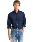 GANT REG CLASSIC POPLIN SHIRT MARINE