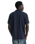 GANT REG CONTRAST PIQUE SS POLO EVENING BLUE