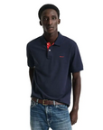 GANT REG CONTRAST PIQUE SS POLO EVENING BLUE