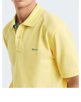 GANT REG CONTRAST PIQUE SS POLO VANILA YELLOW