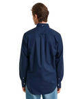 GANT REG JERSEY SHIRT MARINE - textil