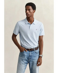 GANT REG SHIELD SS PIQUE POLO FRESH BLUE