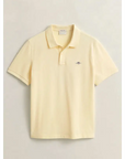GANT REG SHIELD SS PIQUE POLO VANILA YELLOW