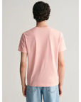 GANT REG SHIELD SS T SHIRT BUBBLEGUM PINK