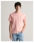 GANT REG SHIELD SS T SHIRT BUBBLEGUM PINK