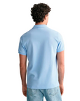 GANT REGULAR SHIELD SS PIQUE POLO AZUL CLARO