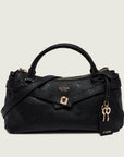 GUESS ELLA LOGO GIRLFRIEND CROSSBODY BLACK LOGO