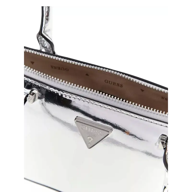 GUESS ARNELA SHOULDER SATCHEL SIL - TALLA ÚNICA / SIN c
