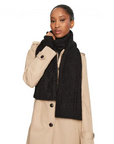 GUESS BUFANDA 30X180 NEGRO - TALLA ÚNICA