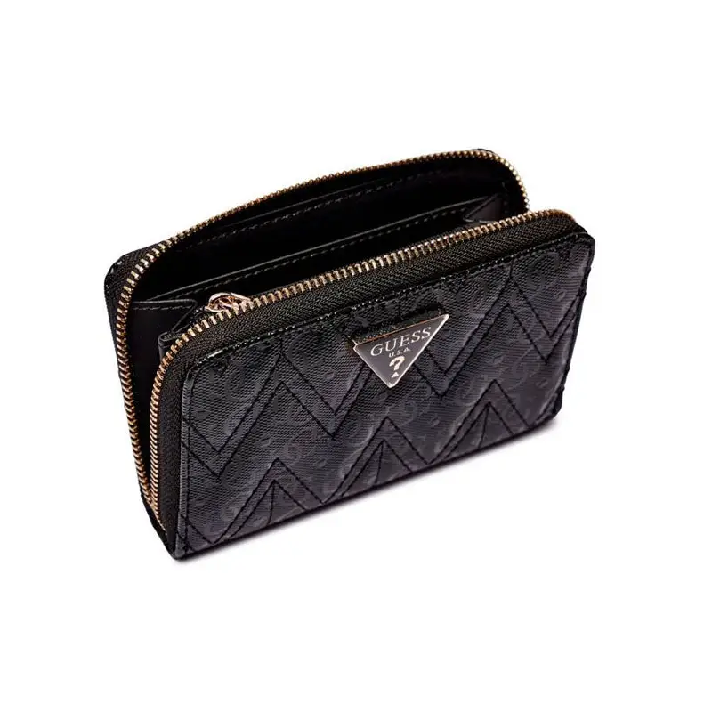 GUESS MONEDERO ADELARD SLG MEDIUM ZIP AROUND BLA - TALLA ÚNICA