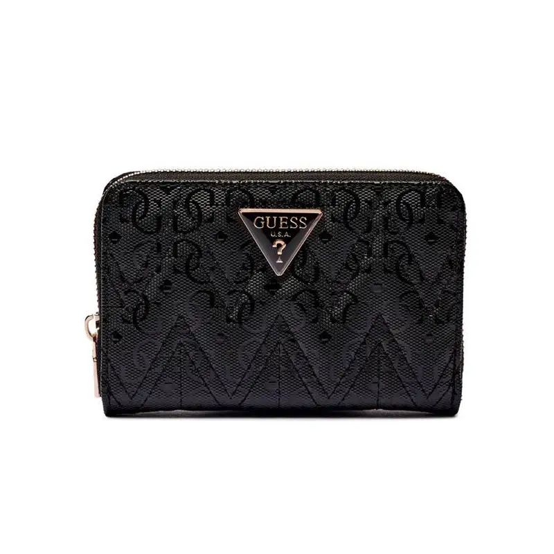 GUESS MONEDERO ADELARD SLG MEDIUM ZIP AROUND BLA - TALLA ÚNICA