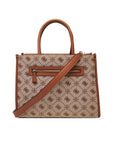 GUESS NEDA 2 COMP TOTE LATTE LOGO - BOLSO TOTE / 1 - BOLSOS