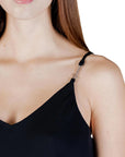 GUESS NEW SL CAROLINE LOGO TANK JET BLACK A996