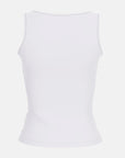 GUESS SL 4G ALLOVER TANK TOP PURE WHITE