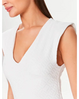 GUESS SL OFELIA DRESS PURE WHITE