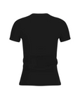 GUESS SS VN MINI TRIANGLE TEE PURE JET BLACK