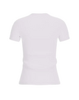GUESS SS VN MINI TRIANGLE TEE PURE WHITE