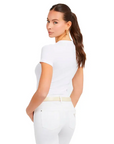 GUESS SS VN MINI TRIANGLE TEE PURE WHITE