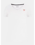 GUESS SS VN MINI TRIANGLE TEE PURE WHITE