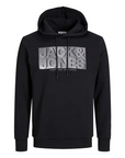 JACK & JONES SUDADERA CON CAPUCHA NEGRA