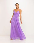 KALHUA VESTIDO LARGO LILA