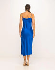 KALHUA VESTIDO LENCERO AZUL - TALLA ÚNICA
