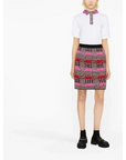 KARL LAGERFELD BOUCLE POLO T-SHIRT WHITE