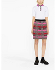 KARL LAGERFELD BOUCLE POLO T-SHIRT WHITE