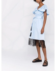 KARL LAGERFELD DRESS W/ BIG KL SKY BLUE