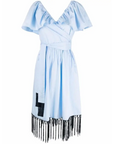 KARL LAGERFELD DRESS W/ BIG KL SKY BLUE