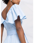 KARL LAGERFELD DRESS W/ BIG KL SKY BLUE