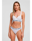 KARL LAGERFELD SET PACK THONG LOGO WHITE
