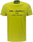 KARL LAGERFELD T-SHIRT CREWNECK LEMON